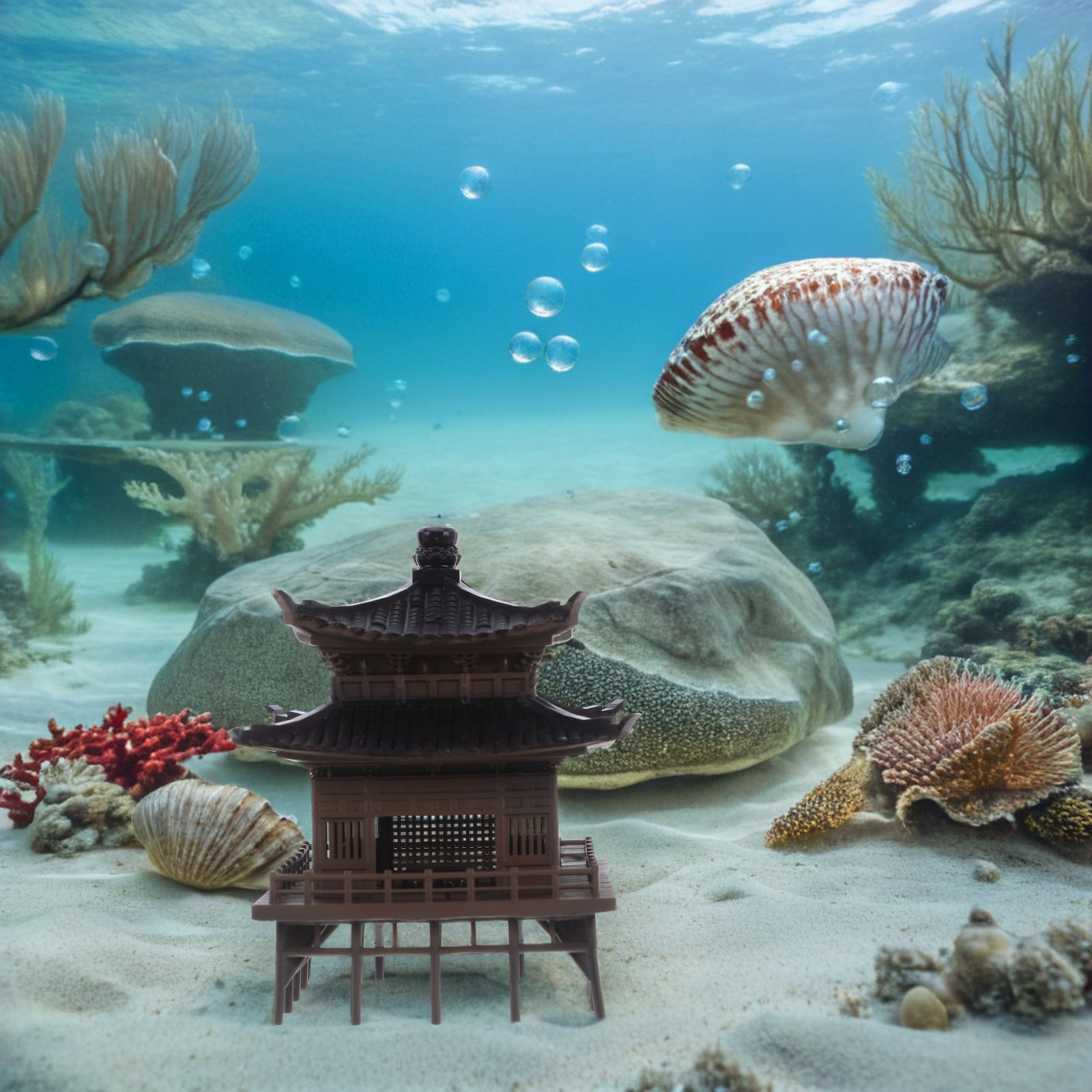 Small Chinese Pavilion Decor f - Bonsai Garden Landscape Design 评论和价格