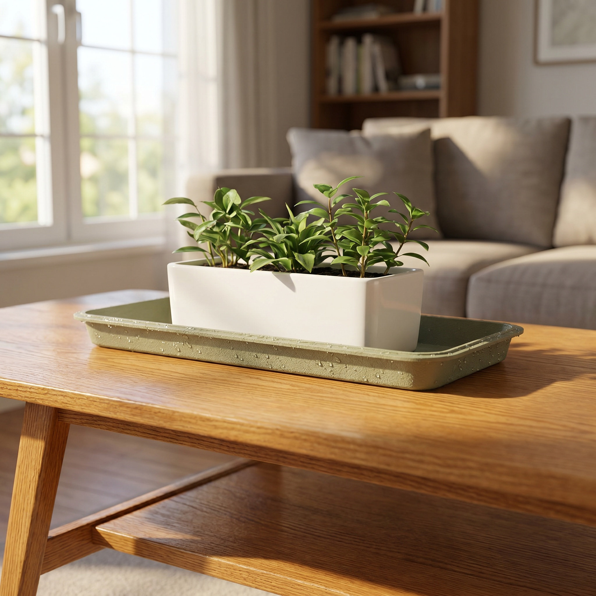 29.5x14.5cm Rectangular Plant  - Drip Tray Saucer 评论和价格