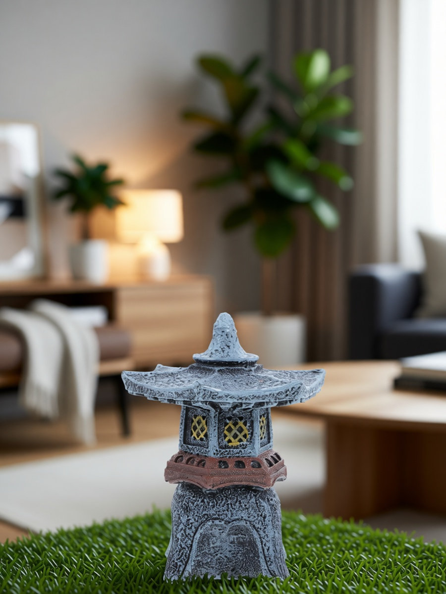 Pagoda Lantern Resin Garden St - Bonsai Garden Landscape Design 评论和价格