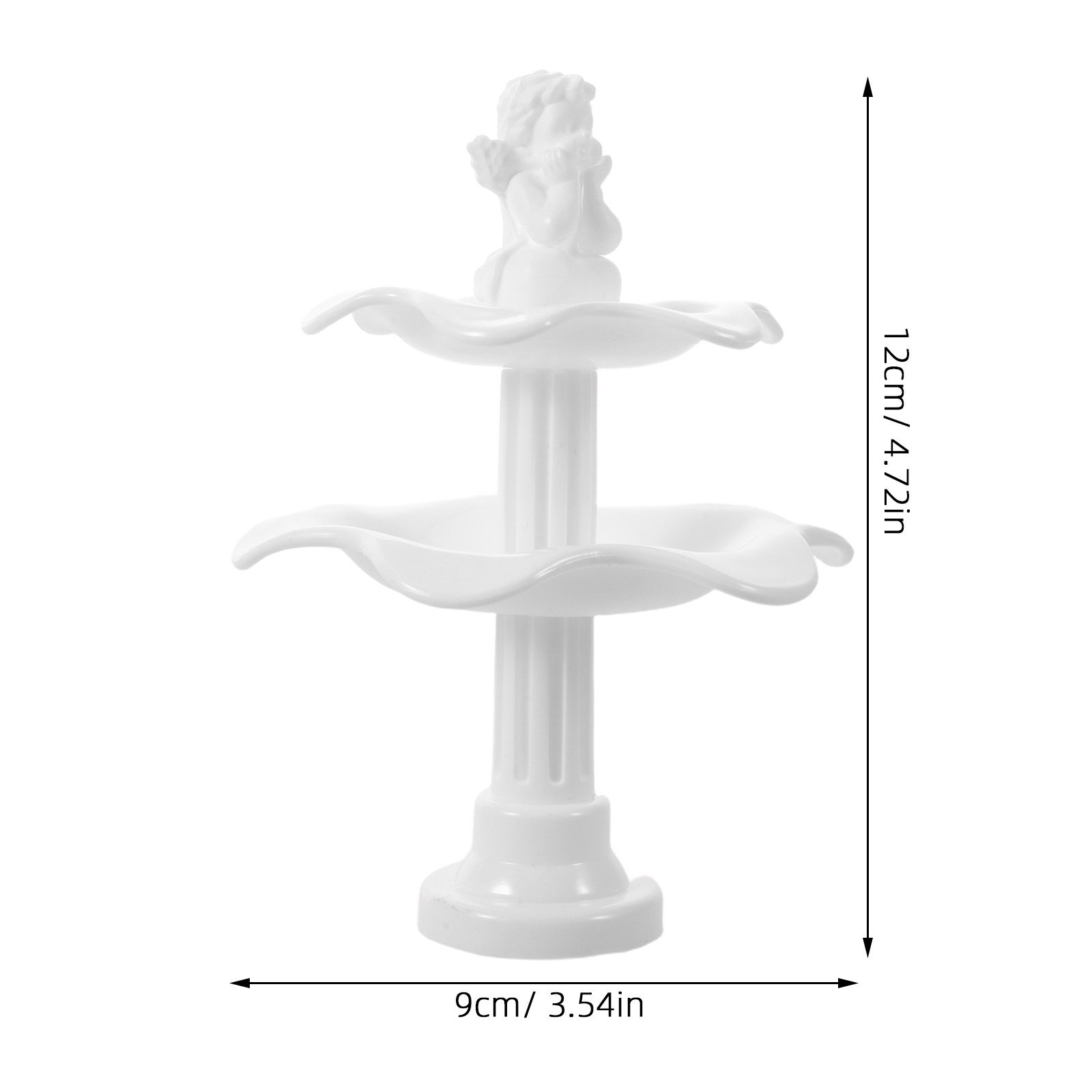 2Pcs Two-Tier Plastic Miniatur - Bonsai Garden Landscape Design 评论和价格