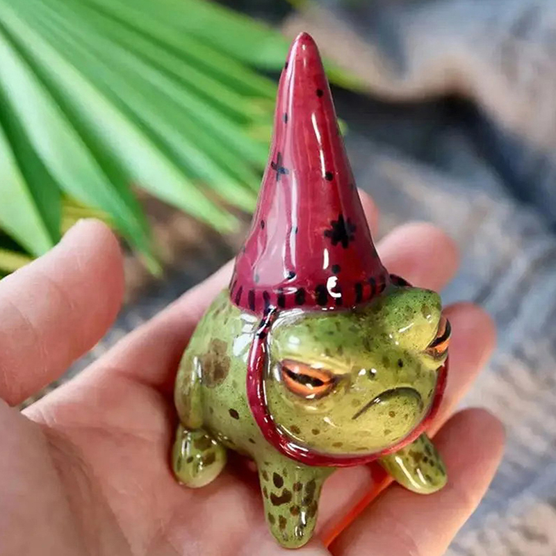 Hot! Frog Statues For Garden W - Bonsai Garden Art 评论和价格