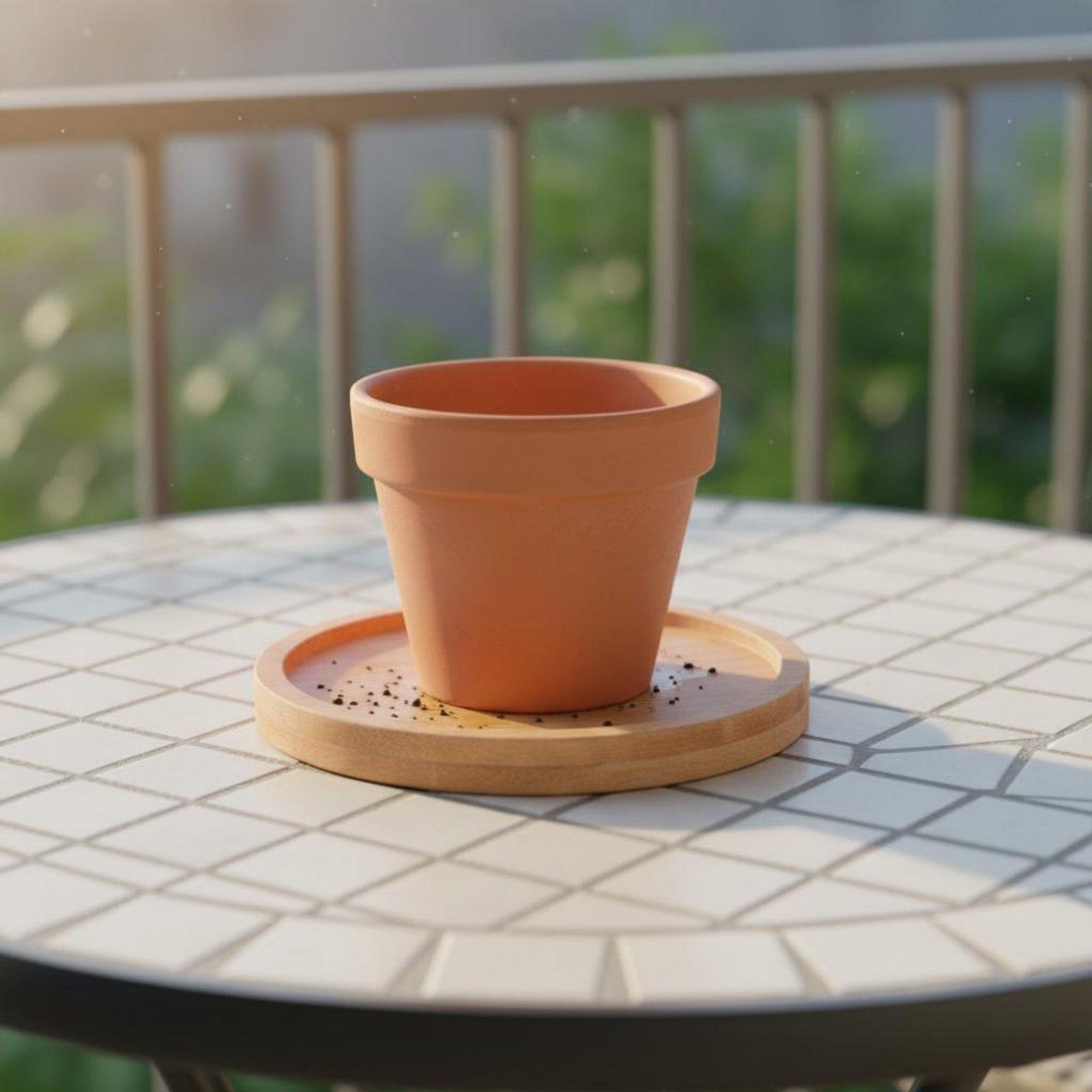 Bamboo Wood Industrial Tray Pl - Drip Tray Saucer 评论和价格