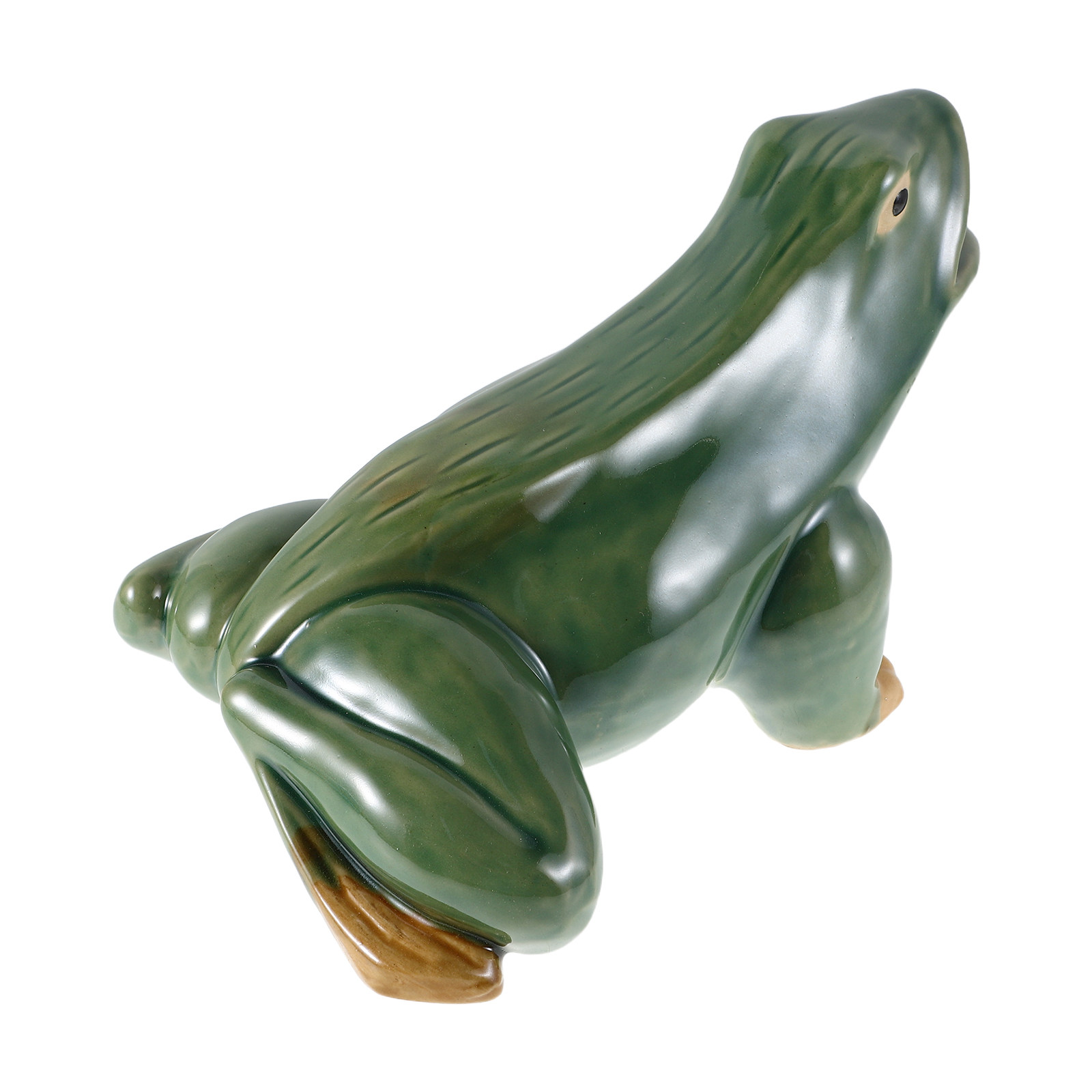Ceramic Frog Statue Realistic  - Bonsai Garden Landscape Design 评论和价格